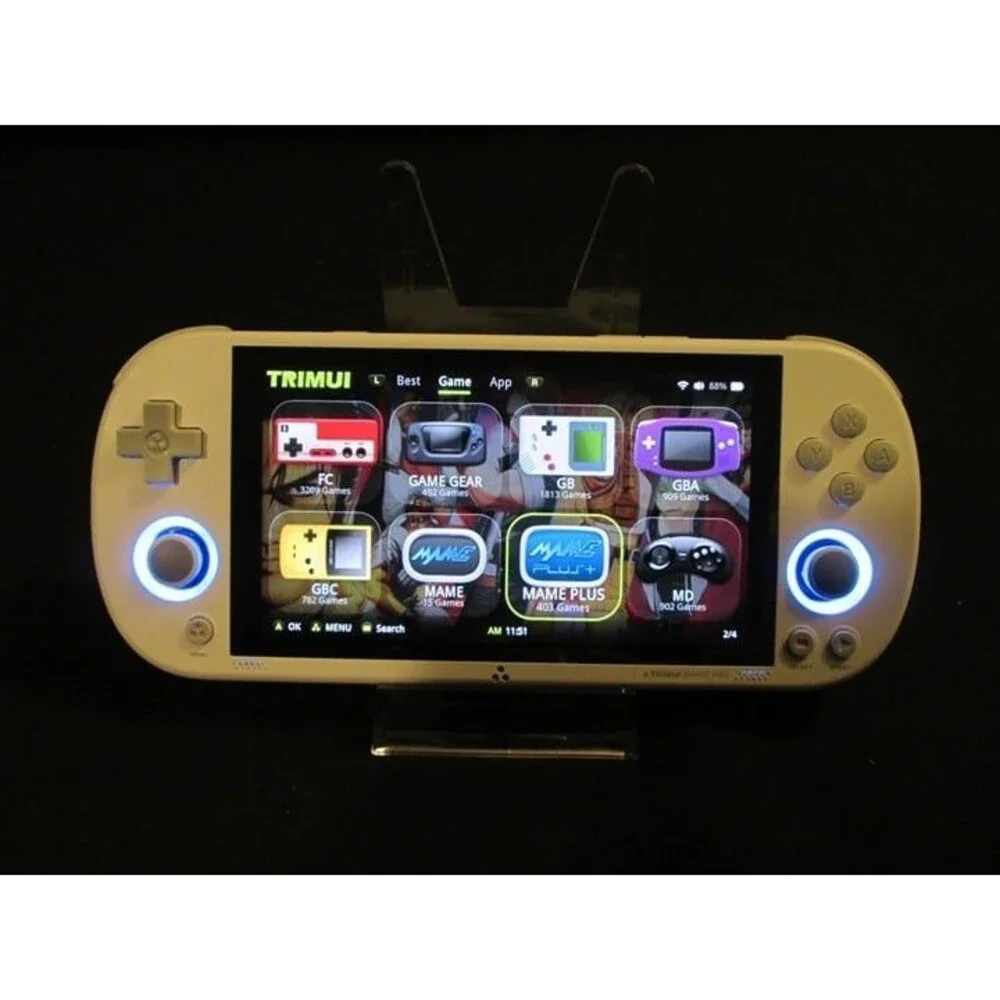 Handheld Retro Game System With Games